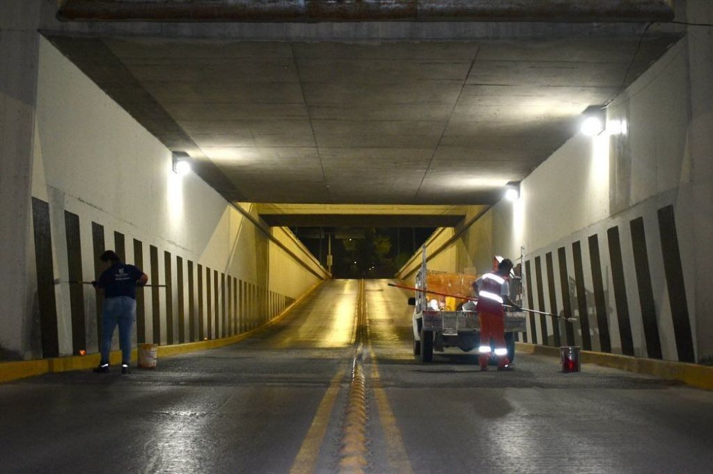 Gobierno de la Capital realiza acciones de remozamiento nocturno de calles y&nbsp;avenidas