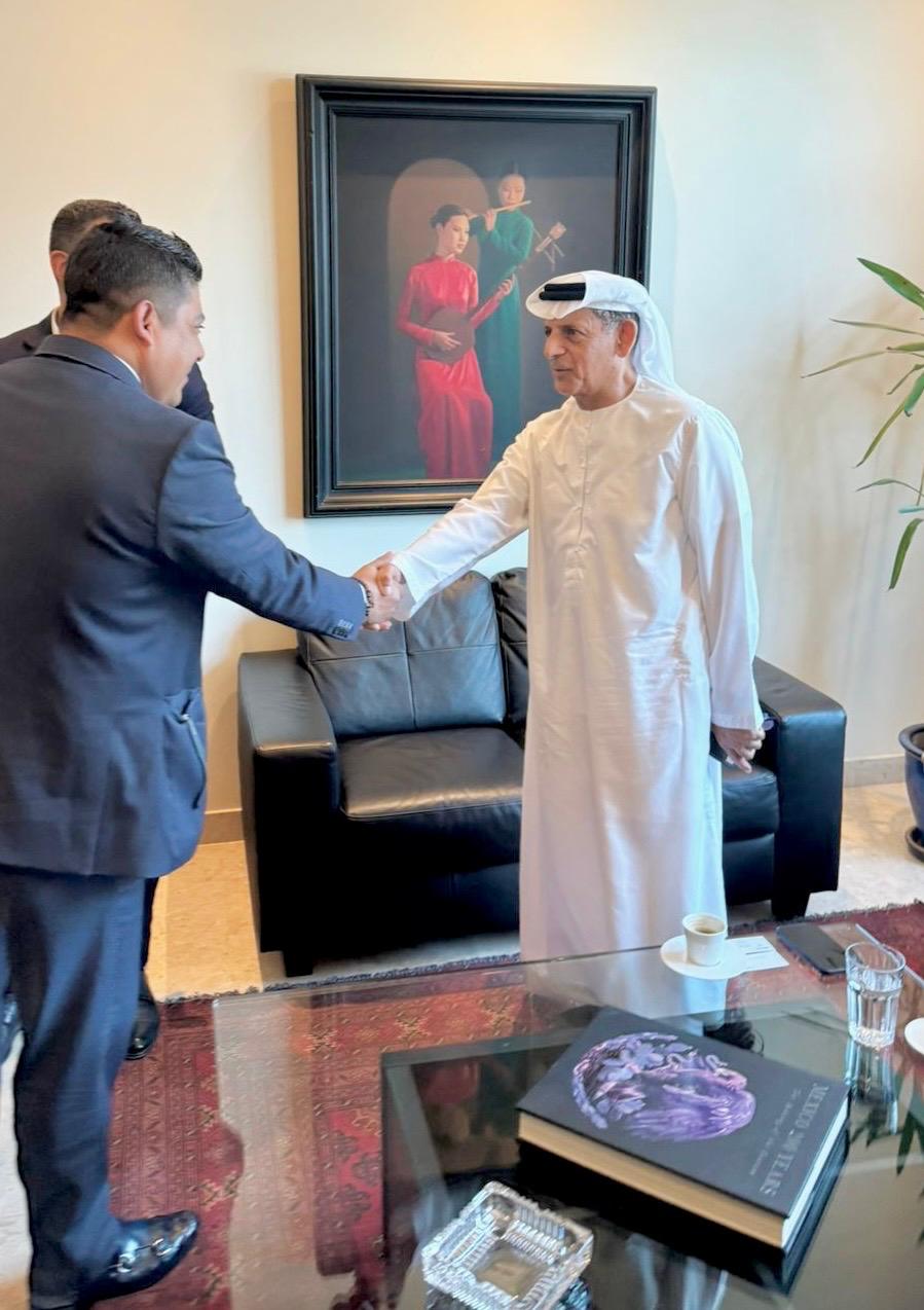 GOBERNADOR ESTRECHA ALIANZA CON EMIRATOS ÁRABES&nbsp;UNIDOS