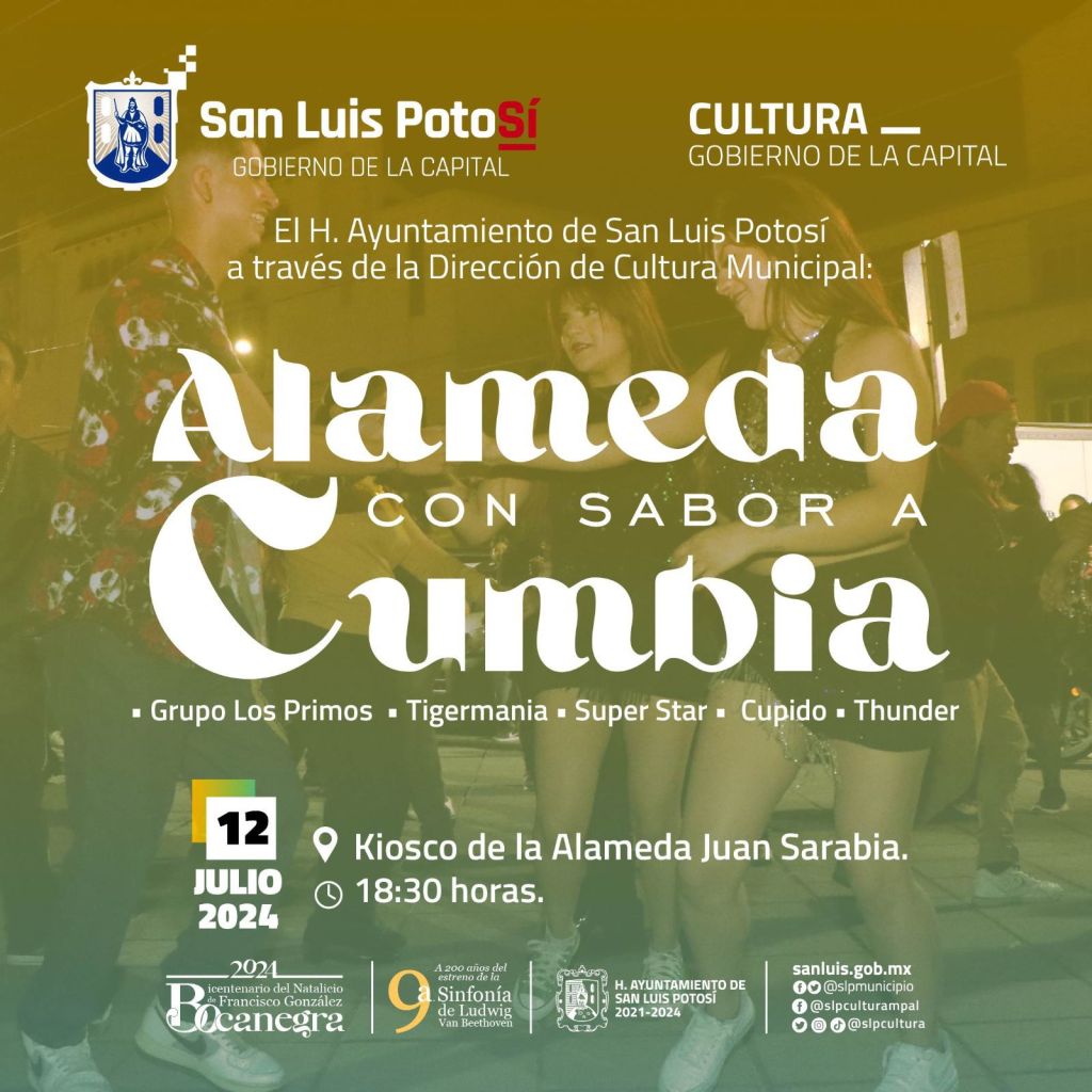 El Gobierno de la Capital llenará la Alameda con Sabor a Cumbia, este viernes por la&nbsp;tarde
