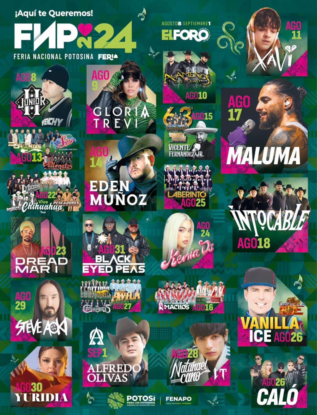 GRAN CARTELERA DE LA FENAPO&nbsp;2024