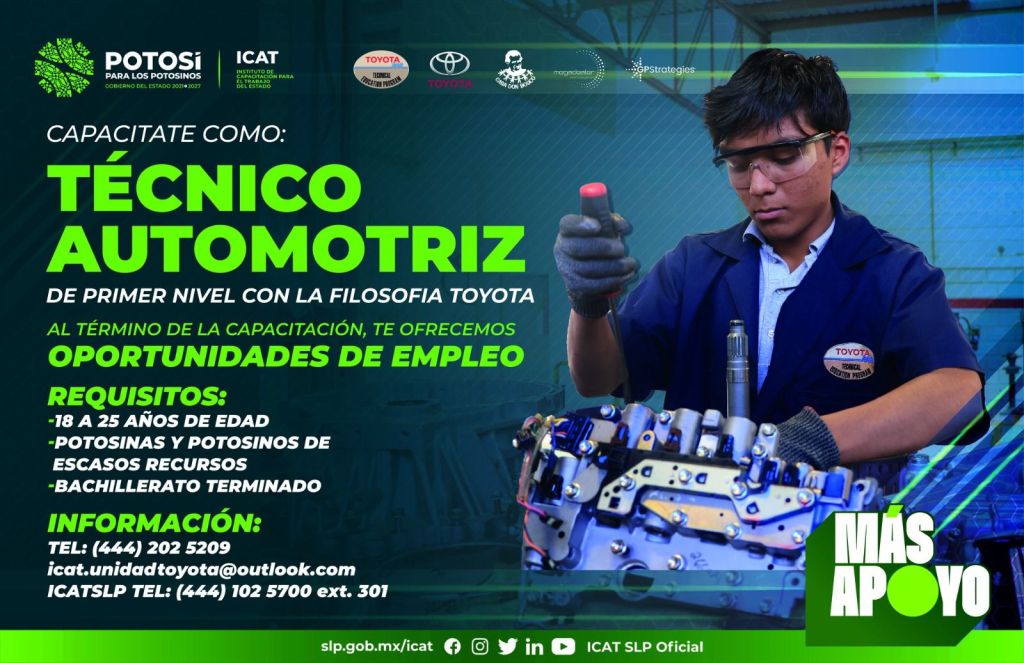 JÓVENES POTOSINOS RECIBEN APOYO EN FORMACIÓN&nbsp;AUTOMOTRIZ