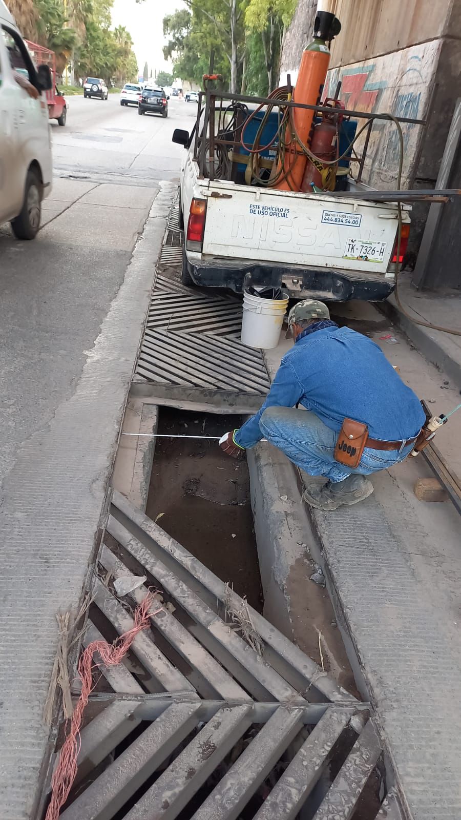 Ayuntamiento repara drenaje pluvial de Acceso&nbsp;Norte