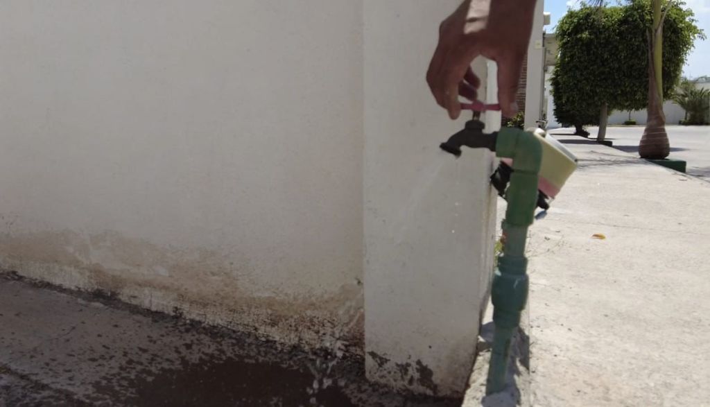 Gracias a trabajos de sectorización vecinos de Villas Mallorca, ya tienen&nbsp;agua