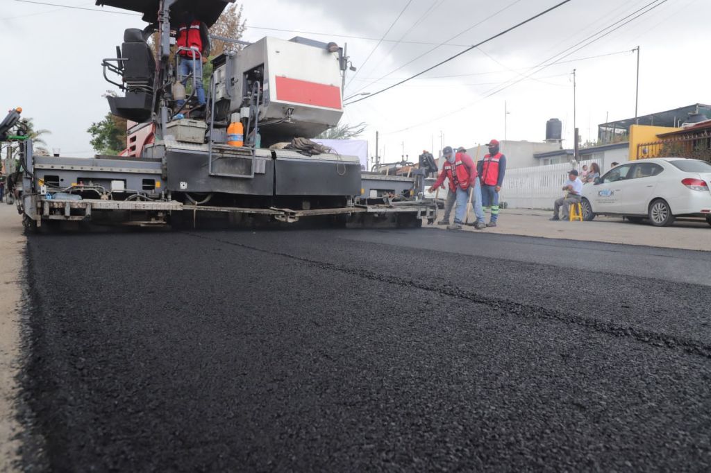 El programa Vialidades Potosinas sigue con intenso ritmo de rehabilitación de calles y&nbsp;avenidas