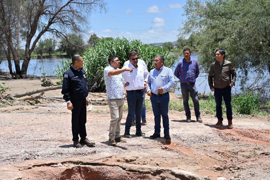 GOBERNADOR RICARDO GALLARDO SUPERVISA AMPLIACIÓN DEL RÍO&nbsp;SANTIAGO