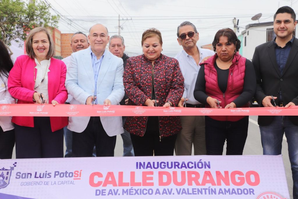 Al entregar calle Durango, Alcalde Galindo anuncia rehabilitación de más de un millón y medio de m2 en la siguiente&nbsp;administración