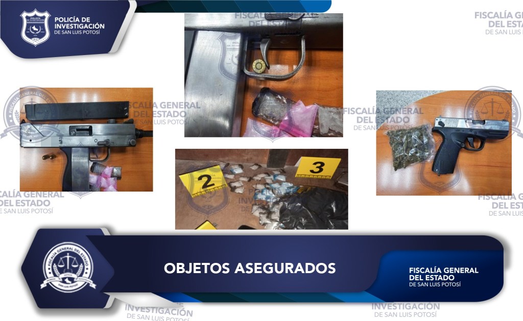 FGESLP CAPTURA A TRES MASCULINOS, ASEGURA ARM@S DE FUEGO Y DROGA en bellas&nbsp;lomas