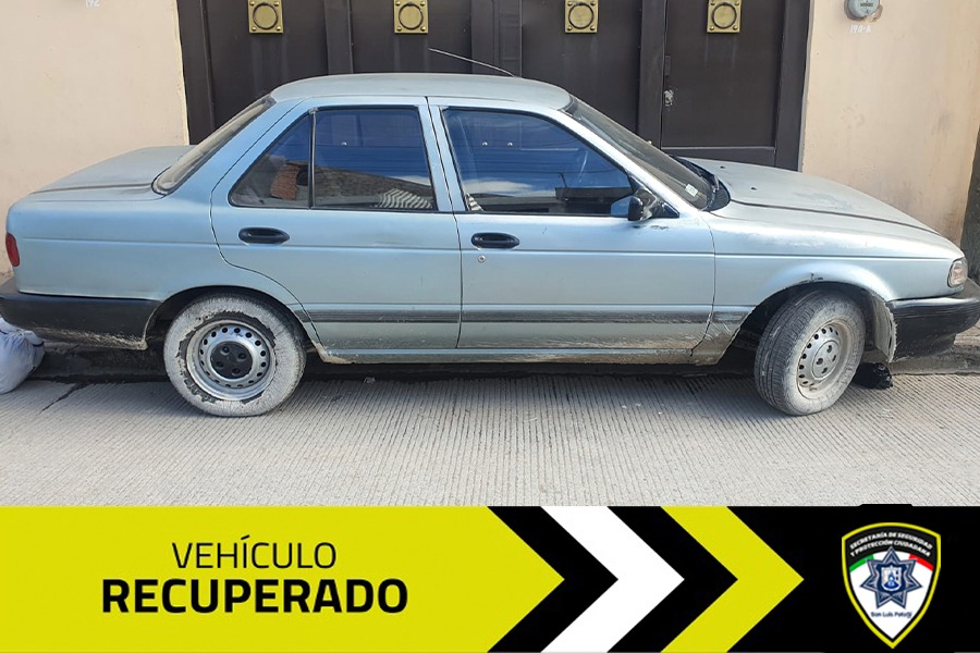 En patrullajes sobre el cuadrante norte, agentes de la SSPC localizan vehículo con reporte vigente