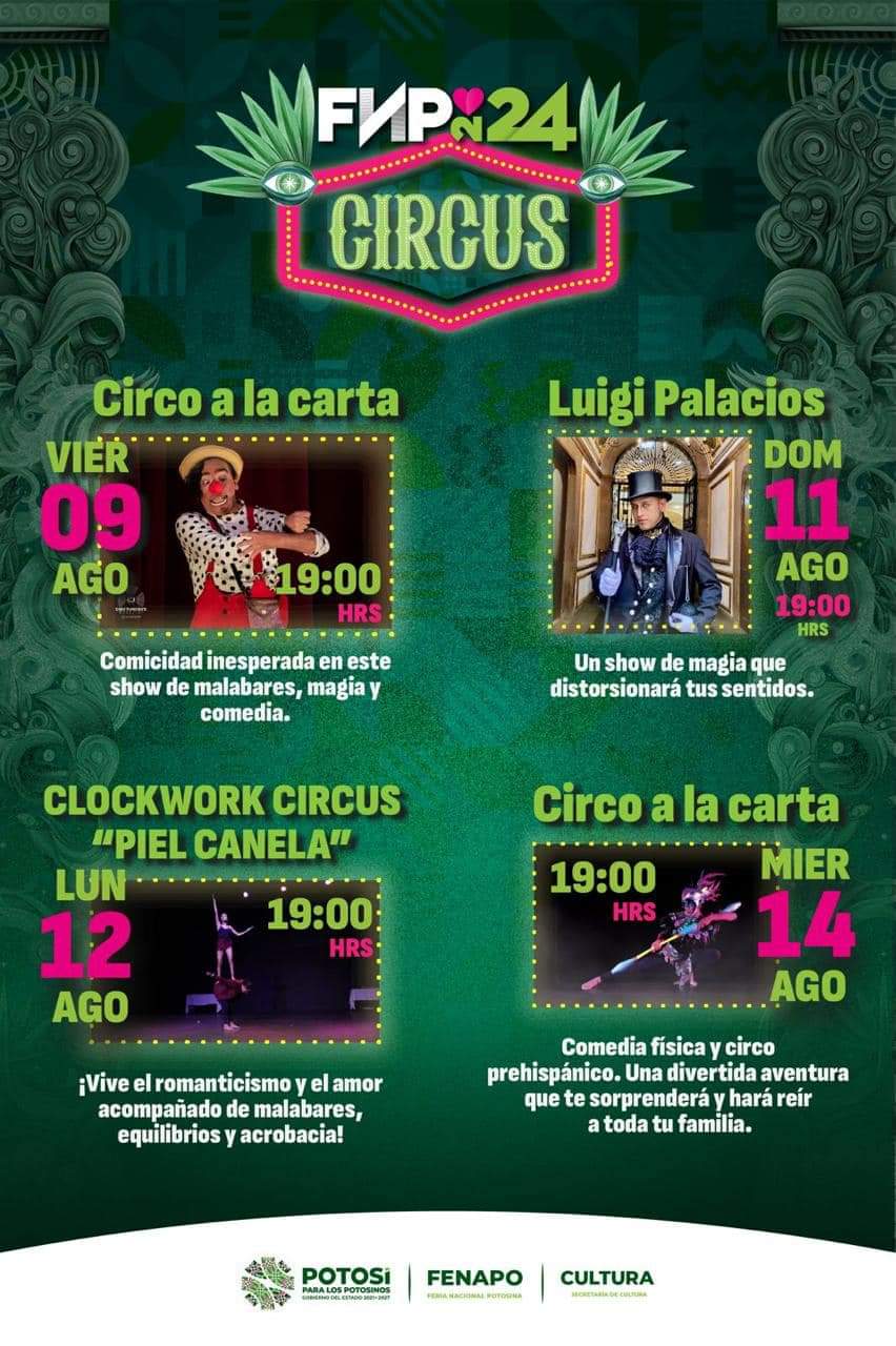 FENAPO OFRECE MÁS DE 150 ACTIVIDADES CULTURALES