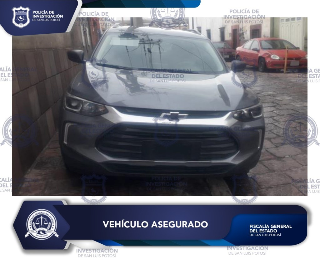 ASEGURA POLICÍA INVESTIGADORA CAMIONETA CON REPORTE DE ROBO EN&nbsp;SLP