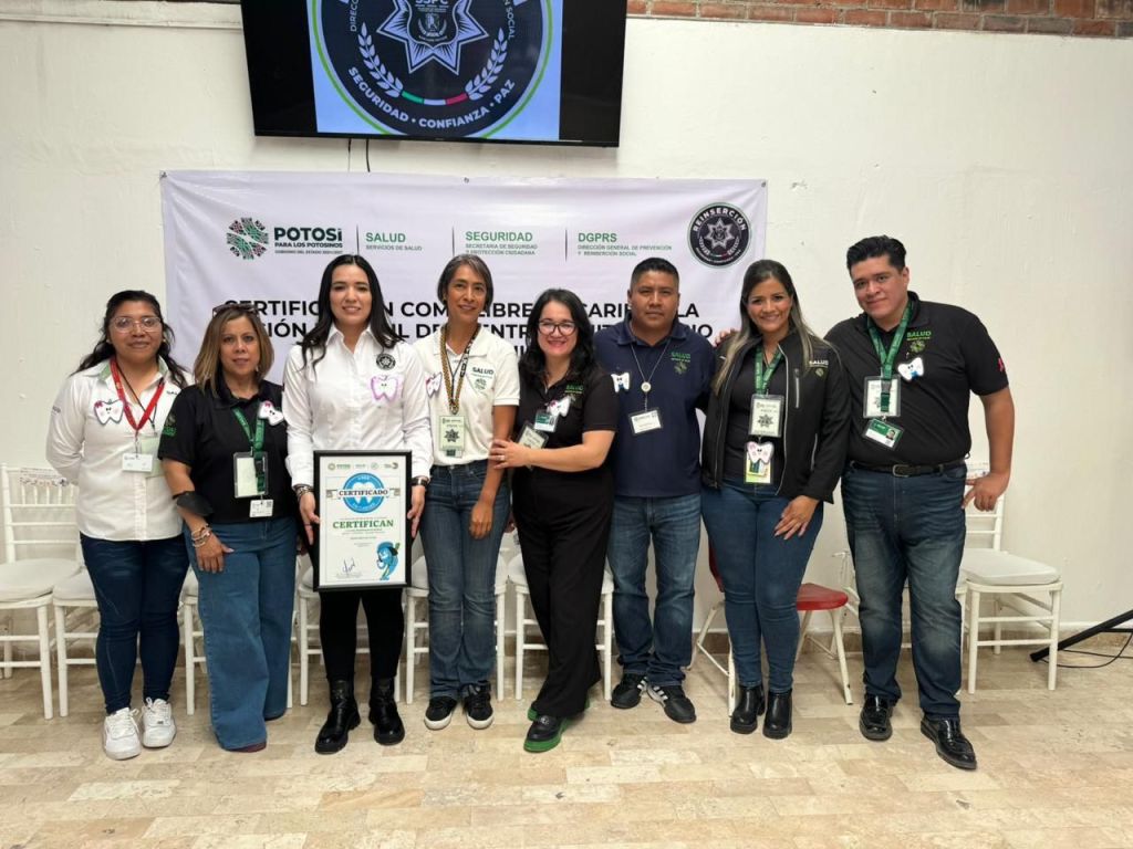 CENTRO DE REINSERCIÓN ESTATAL, PRIMERO EN EL PAÍS EN LOGRAR CERTIFICACIÓN&nbsp;ANTI-CARIES