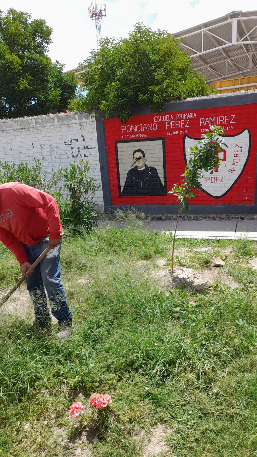 Acciones de limpieza y mantenimiento en instituciones educativas de Villa de Reyes ante inicio de&nbsp;clases
