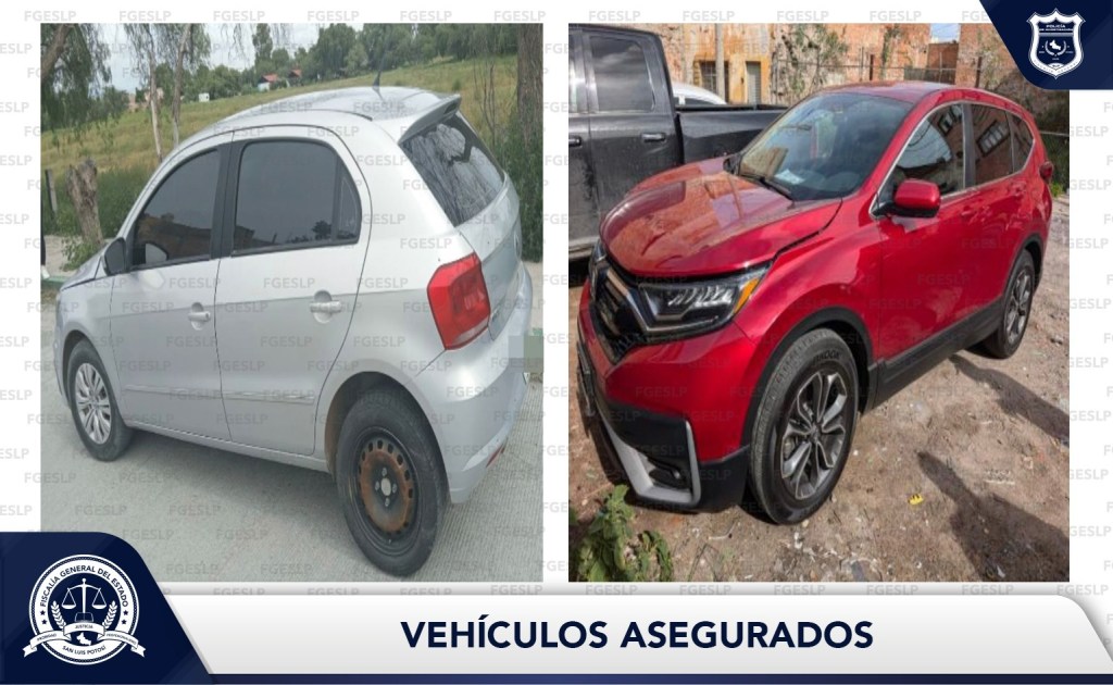POLICÍA INVESTIGADORA ASEGURA EN LA CAPITAL POTOSINA Y SGS, DOS VEHÍCULOS&nbsp;IRREGULARES