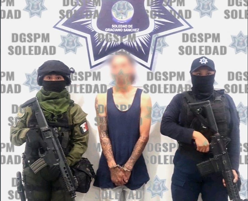 EN OPERATIVO «CONTENCIÓN SOLEDAD» SEGURIDAD PÚBLICA MUNICIPAL Y GUARDIA CIVIL ESTATAL DETUVIERON A OBJETIVO&nbsp;PRIORITARIO