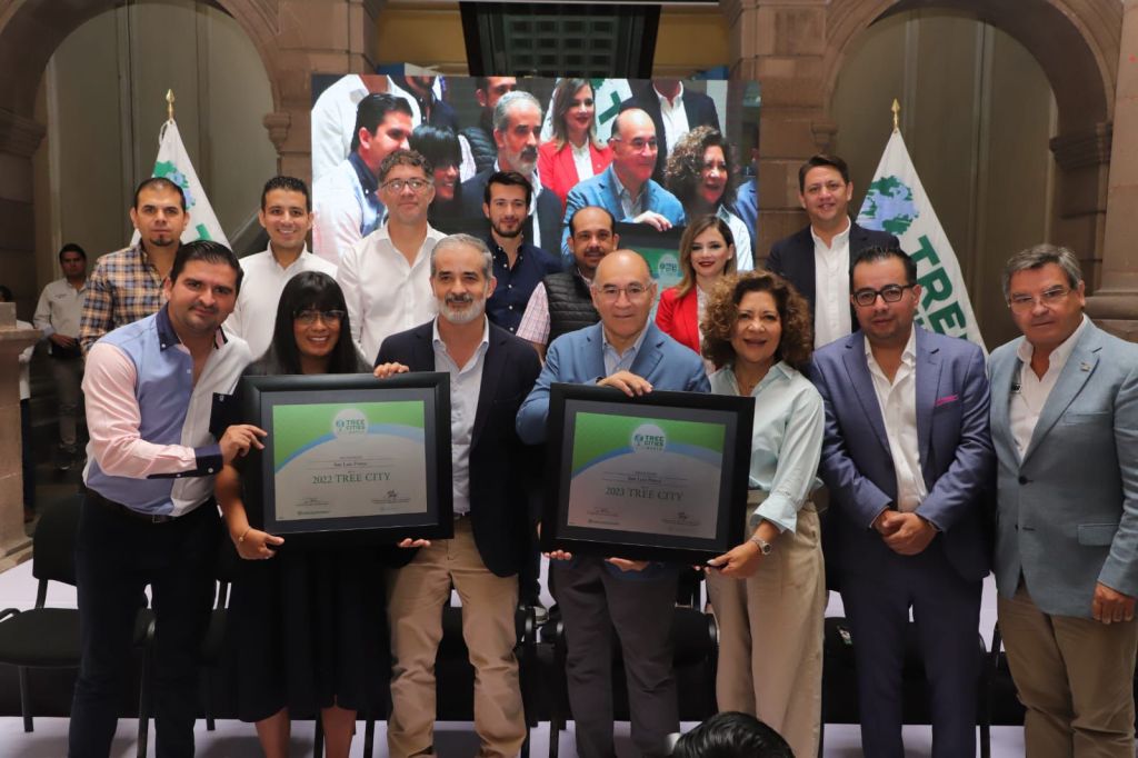 Este lunes, ONU entregó formalmente la distinción como Ciudad Árbol del Mundo a San Luis&nbsp;Capital