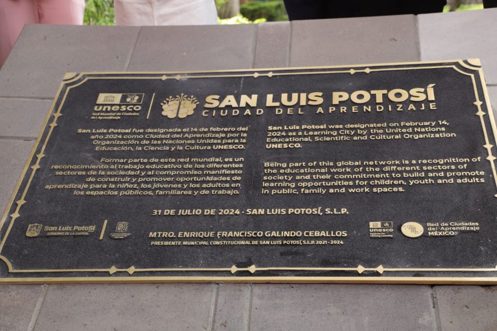 Distinción de Unesco a SLP como Ciudad del Aprendizaje muestra el progreso impulsado por el Gobierno de la Capital:&nbsp;AMPI