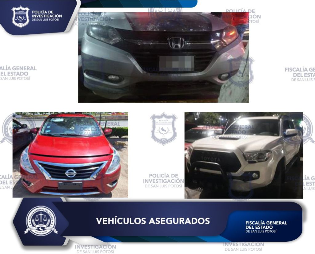 PDI ASEGURA TRES AUTOMOTORES ROBADOS Y CON SERIE APÓCRIFA EN LA CAPITAL&nbsp;POTOSINA
