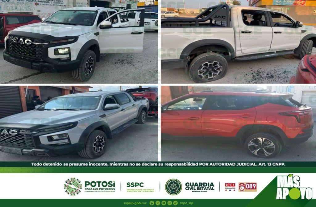 GUARDIA CIVIL ESTATAL RECUPERA VEHÍCULOS HURTADOS POR PRESUNTA CÉLULA&nbsp;CRIMINAL