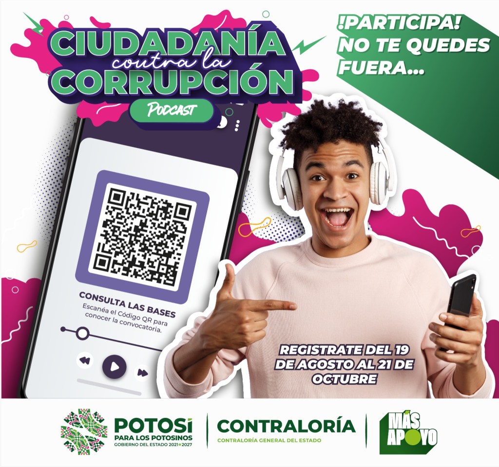 EJECUTIVO ESTATAL LANZA CONVOCATORIA DE CONCURSO DE&nbsp;PODCAST