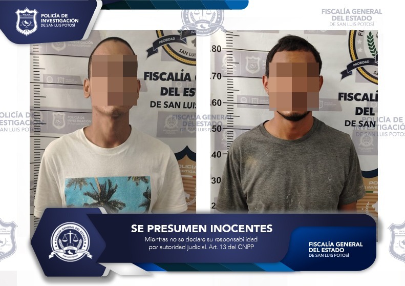 POR ROBO, DAÑO EN LAS COSAS Y AMENAZAS FUERON APREHENDIDOS DOS SUJETOS POR LA&nbsp;FGESLP