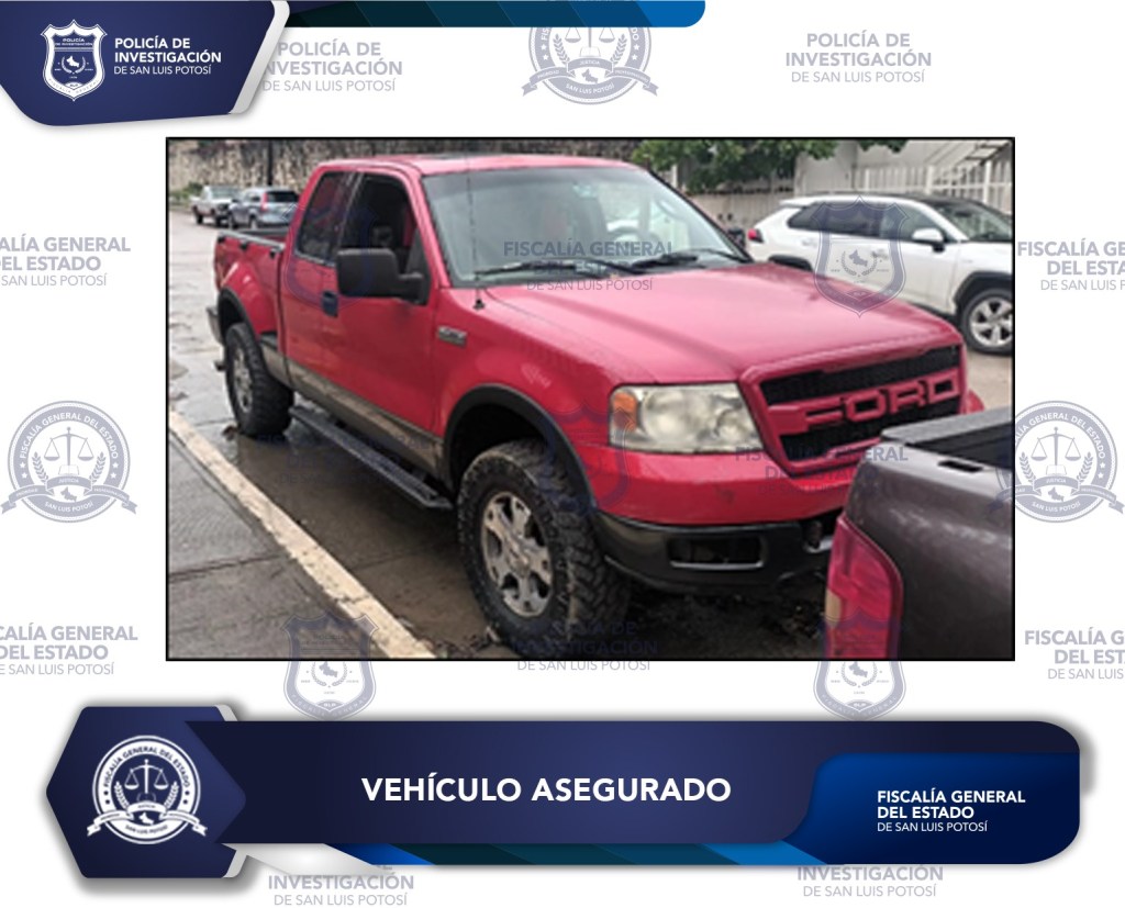 FGESLP ASEGURA UNA CAMIONETA EN CIUDAD&nbsp;VALLES