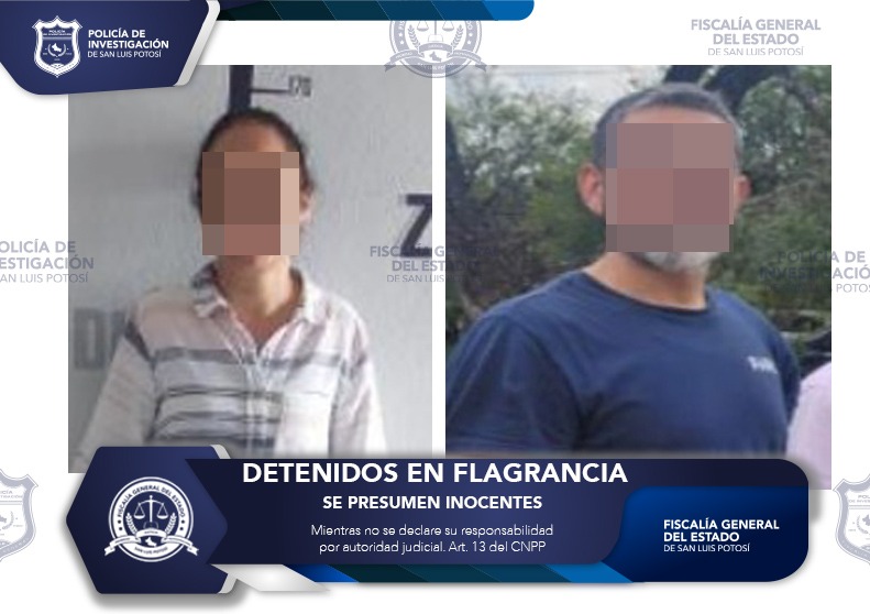 EN FLAGRANCIA DETIENEN A UN INDIVIDUO POR DELITOS CONTRA LA SALUD Y A UNA PAREJA POR&nbsp;DESPOJO