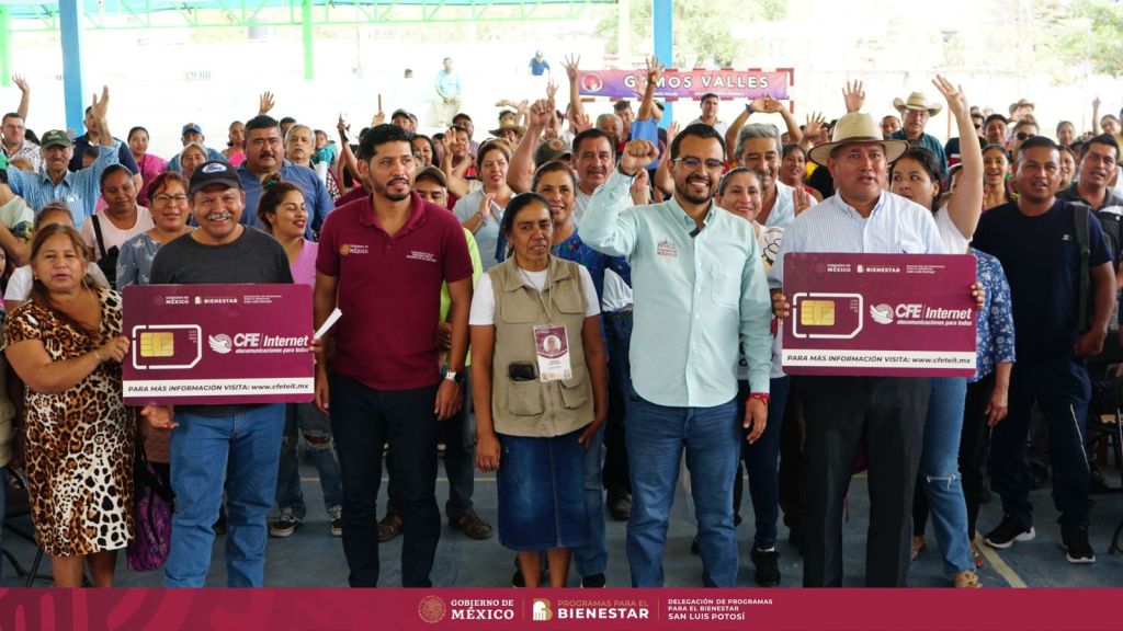 PROGRAMA “CONECTIVIDAD PARA EL BIENESTAR” REDUCE LA BRECHA DIGITAL EN SAN LUIS&nbsp;POTOSÍ