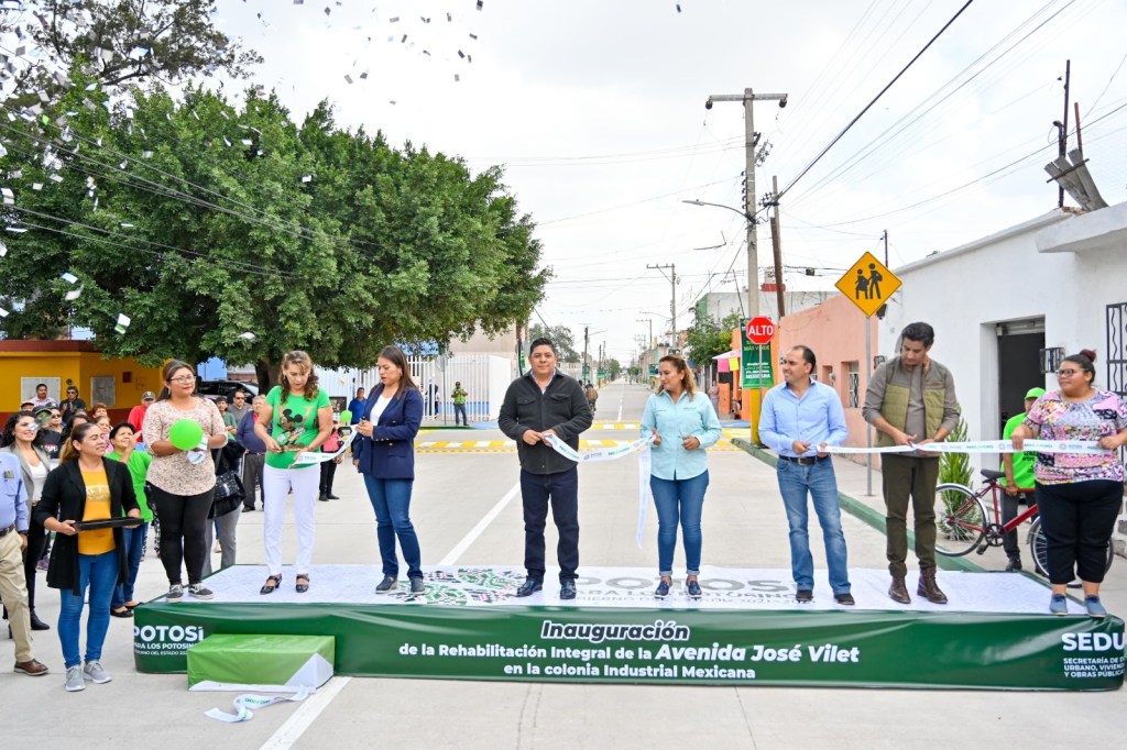 RICARDO GALLARDO ENTREGA RECONSTRUCCIÓN DE AVENIDA JOSÉ&nbsp;VILET