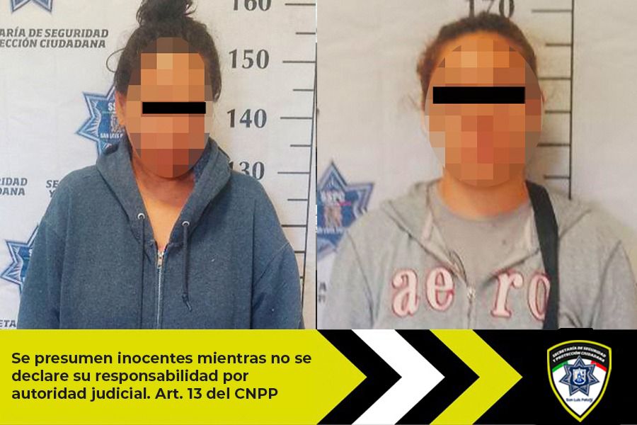 En acciones del operativo Escudo Urbano, Guardia Municipal detiene a 2 mujeres señaladas por robo a&nbsp;comercio