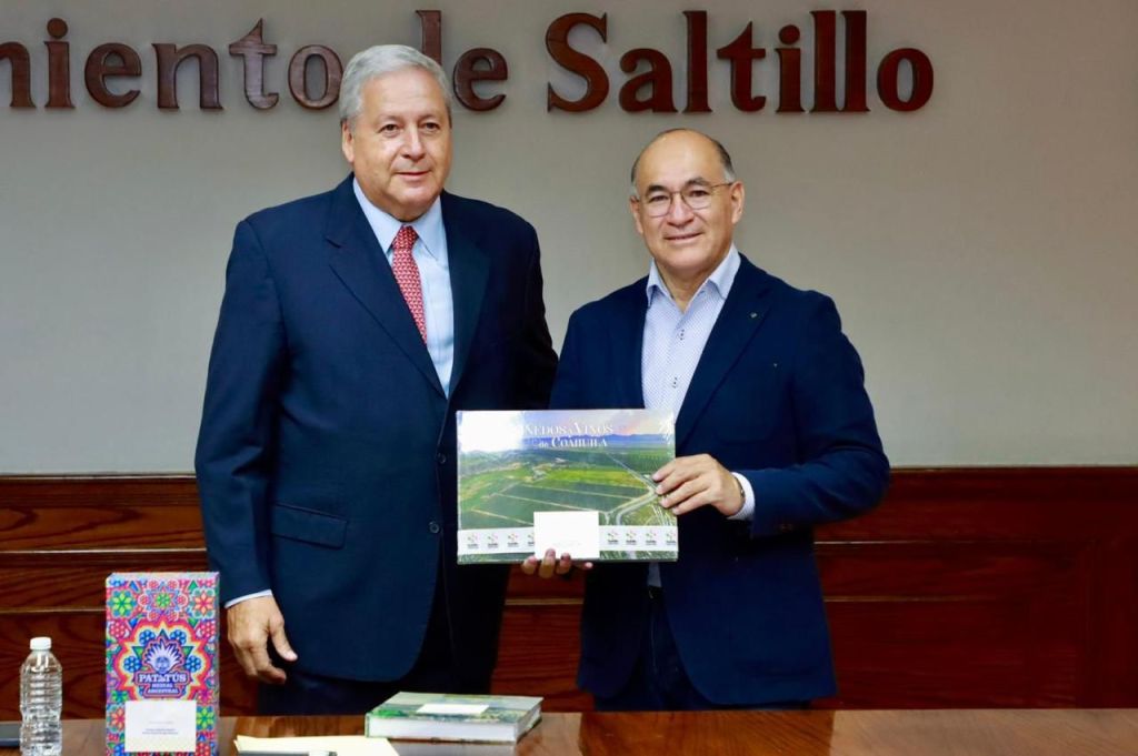 Alcalde Galindo acuerda agenda bilateral con su homólogo de Saltillo, José María&nbsp;Fraustro