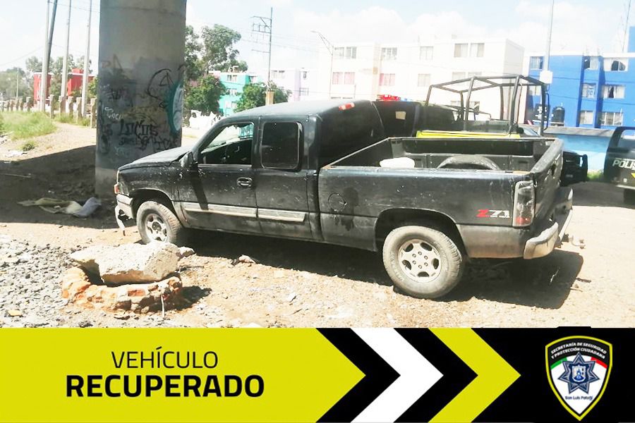 Luego de una persecución en el cuadrante oriente, agentes de la SSPC aseguraron a dos hombres que tripulaban una camioneta con reporte de robo&nbsp;vigente