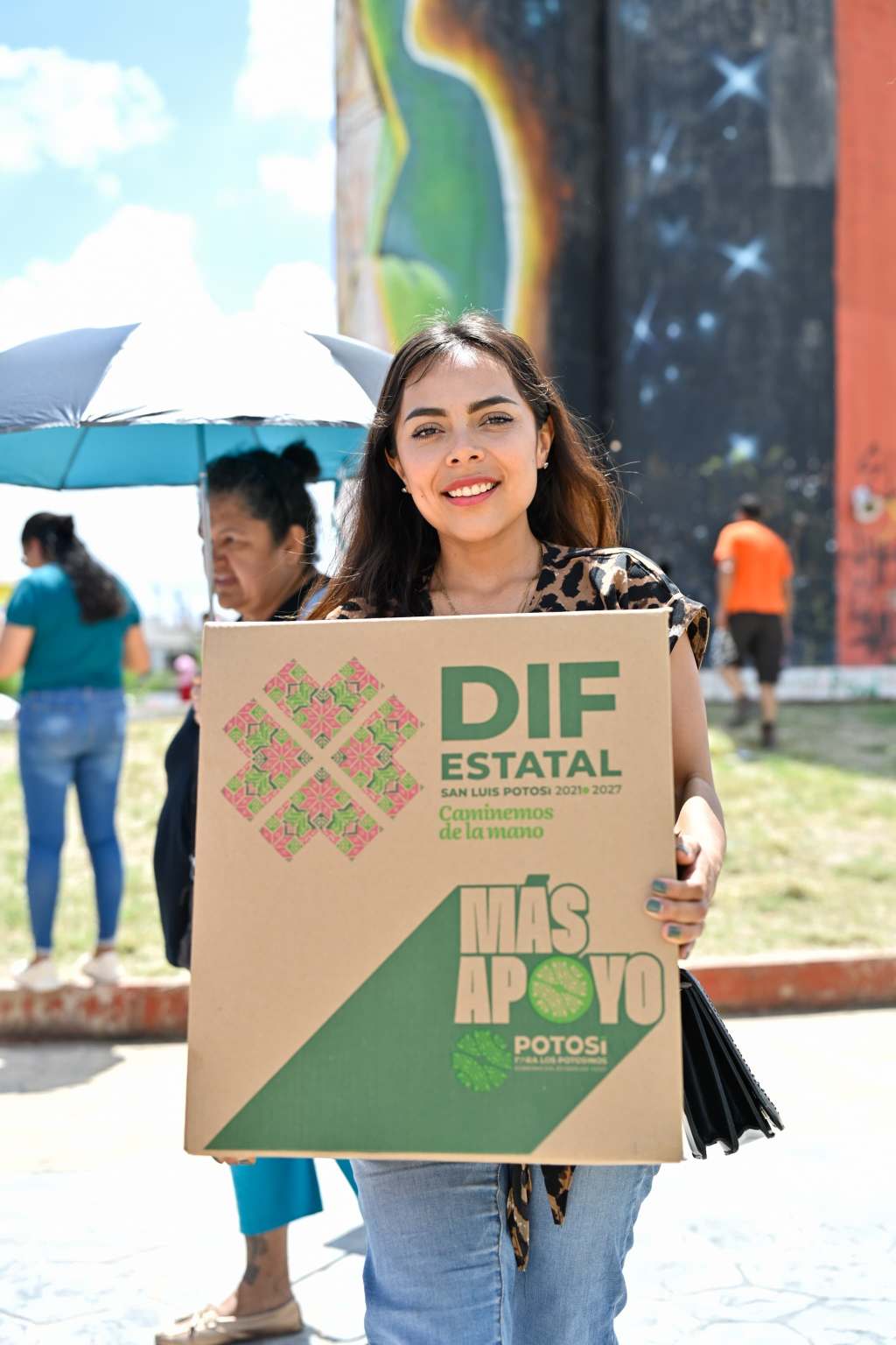 FAMILIAS AGRADECEN A RICARDO GALLARDO POR NUEVO PROGRAMA DE APOYO&nbsp;ALIMENTARIO