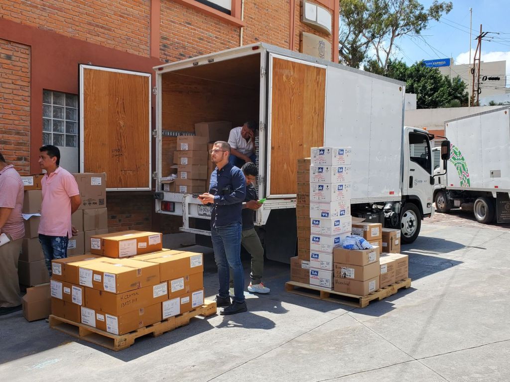CONTINÚA ABASTO DE INSUMOS Y MEDICAMENTOS AL HOSPITAL&nbsp;CENTRAL
