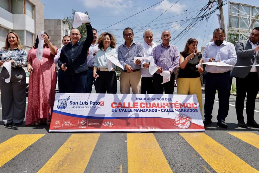 Previo a su tercer informe, Alcalde Galindo entrega la rehabilitación de avenida&nbsp;Cuauhtémoc