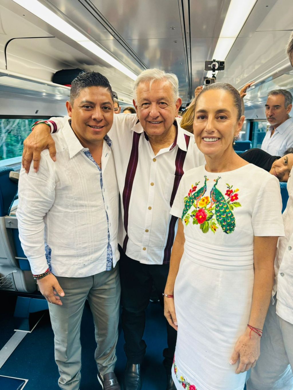 CON AMLO Y SHEINBAUM, CONSTATA RICARDO GALLARDO IMPACTO ECONÓMICO Y SOCIAL DEL TREN&nbsp;MAYA