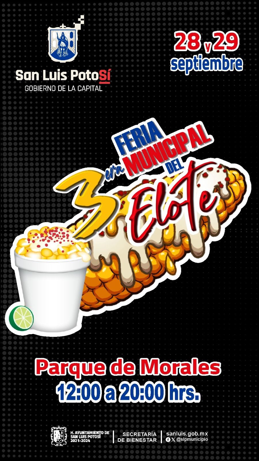  Por iniciar Feria Municipal del Elote del gobierno de San Luis&nbsp;Capital