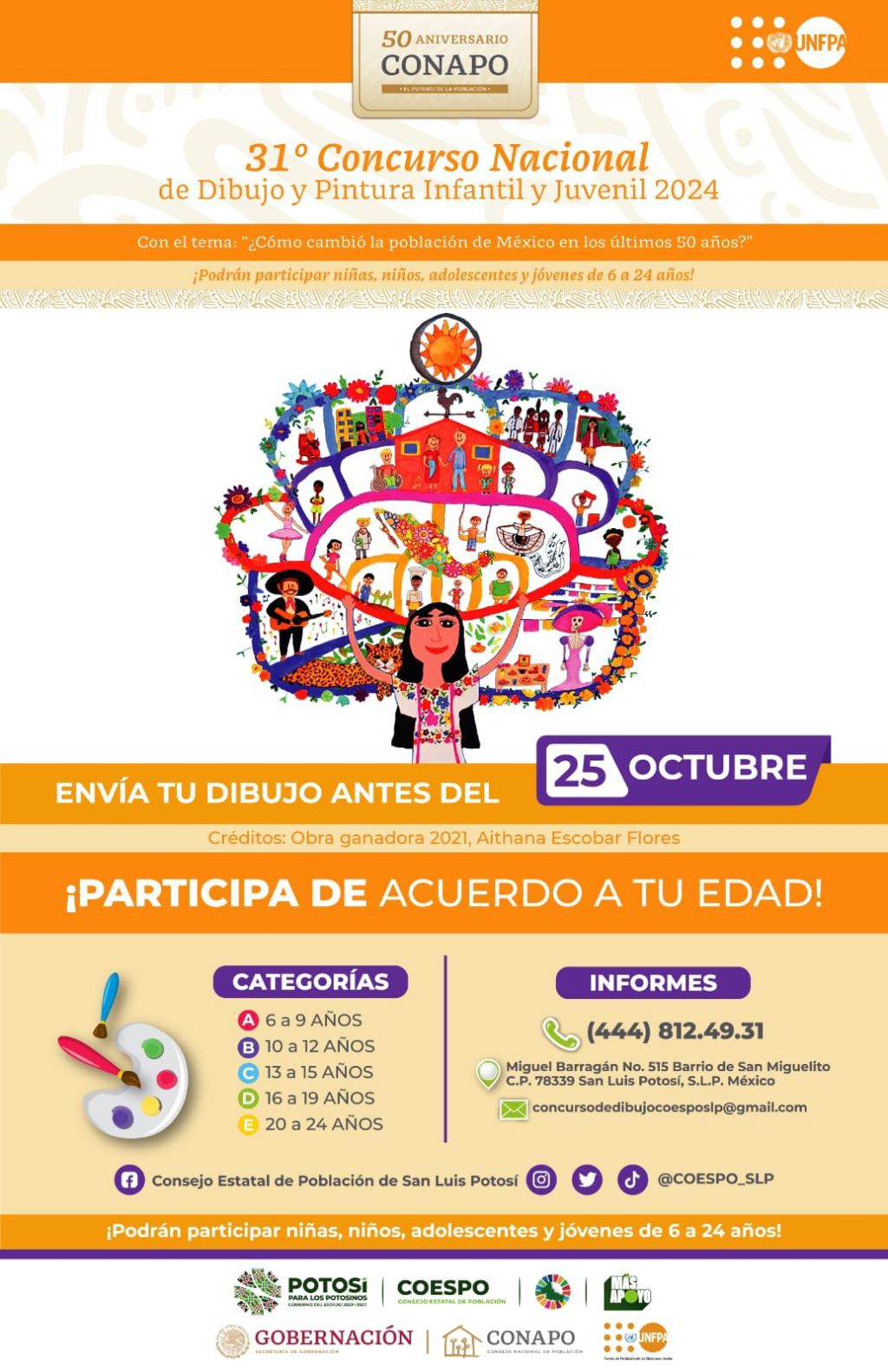 EL ESTADO INVITA A CONCURSO NACIONAL DE DIBUJO Y PINTURA INFANTIL Y&nbsp;JUVENIL