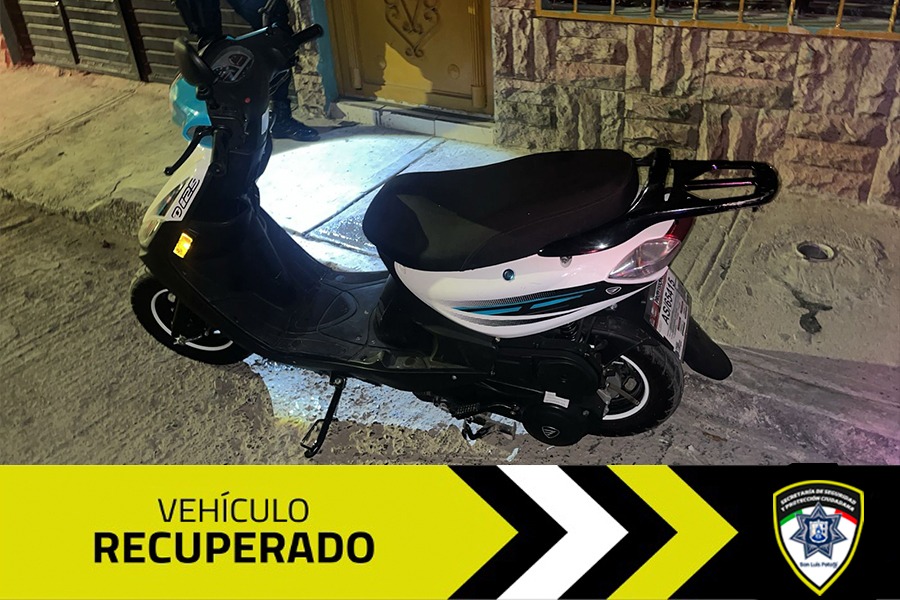 En el cuadrante sur, agentes del Grupo UMIR recuperan una motocicleta con reporte de robo&nbsp;vigente