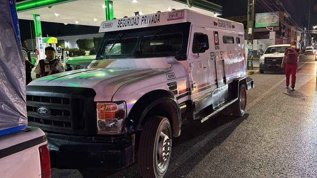 ASALTAN CAMIONETA DE VALORES EN J.&nbsp;GALVEZ