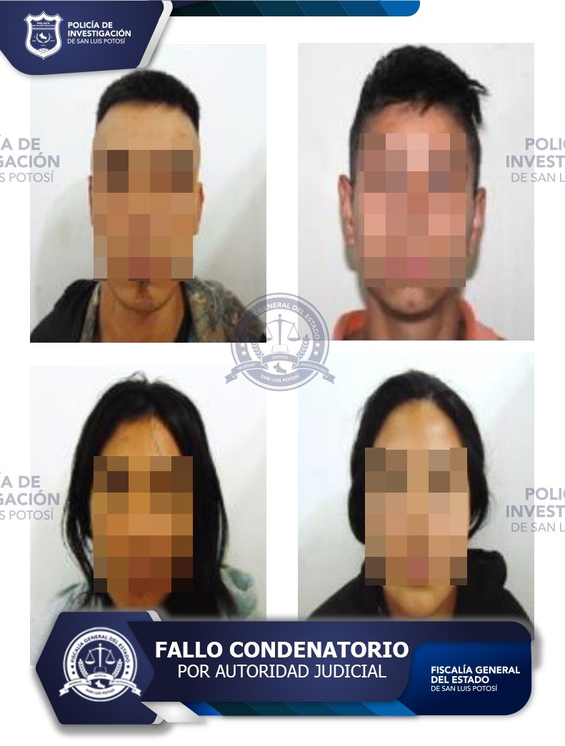 LA FISCALÍA GENERAL DE SLP OBTIENE FALLO CONDENATORIO EN CONTRA DE CUATRO PERSONAS POR EL HOMICIDIO DE UNA FAMILIA EN EL&nbsp;AGUAJE
