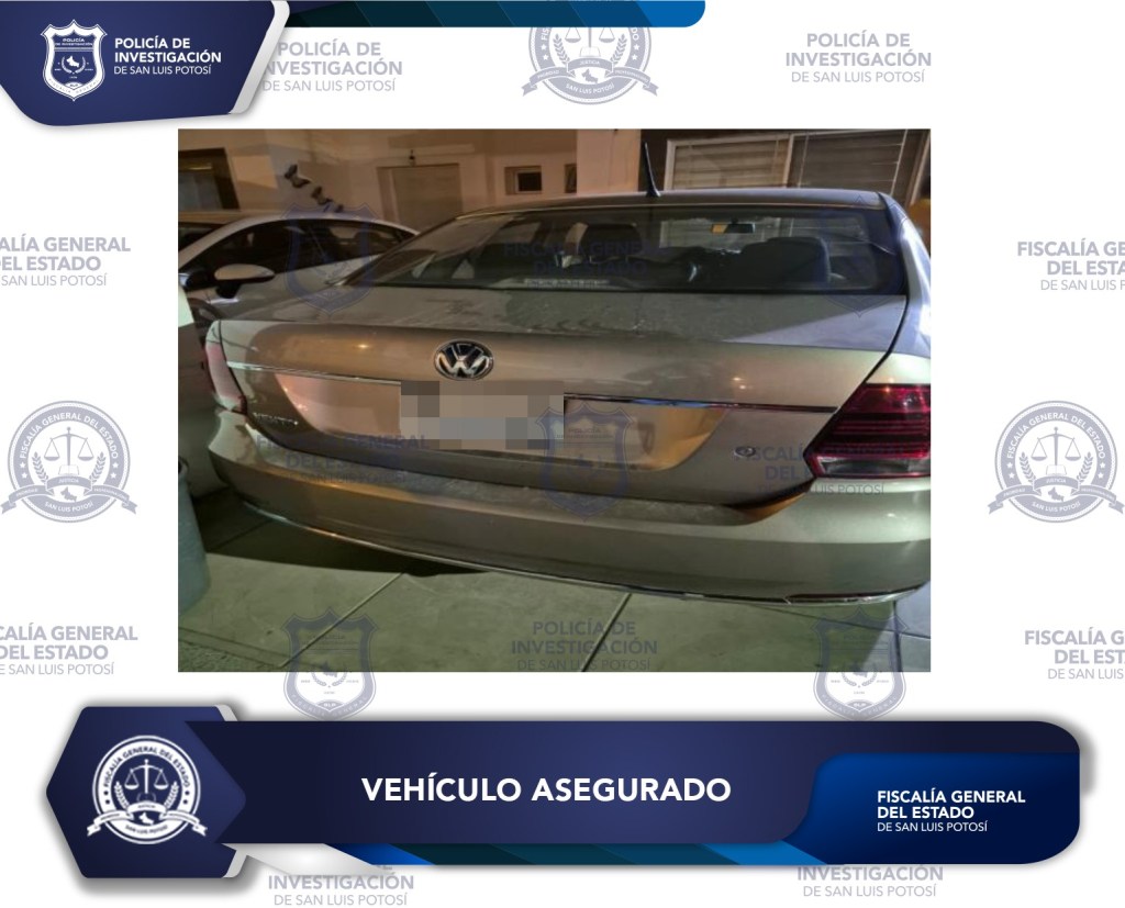 FGESLP ASEGURA UN VEHÍCULO INVOLUCRADO EN EL DELITO DE ABUSO DE&nbsp;CONFIANZA