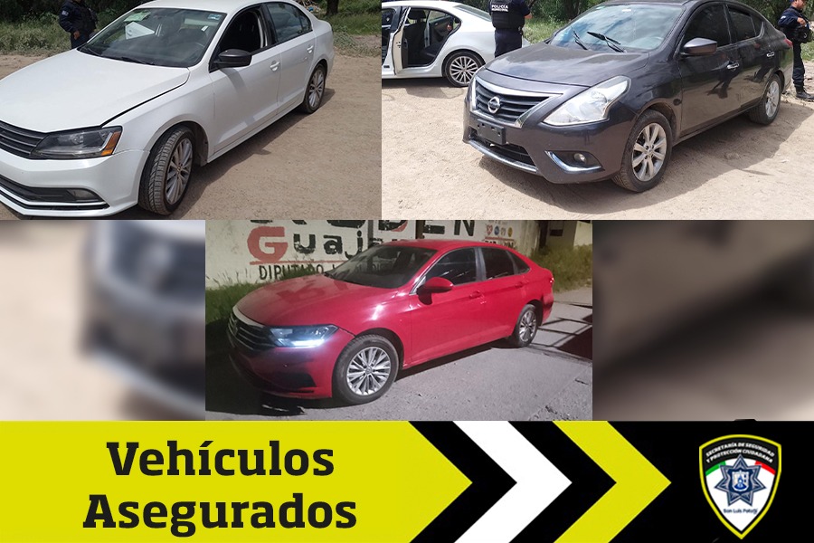 Policía Municipal aseguró tres vehículos captados en video de personas&nbsp;armadas