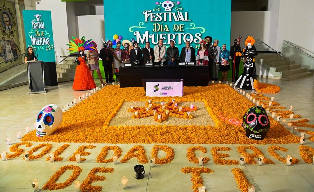 ALCALDE JUAN MANUEL NAVARRO PRESENTA ESPECTACULAR FESTIVAL DE DÍA DE MUERTOS Y XANTOLO 2024 EN SOLEDAD: UN HOMENAJE A LA CULTURA Y LA UNIDAD&nbsp;CIUDADANA
