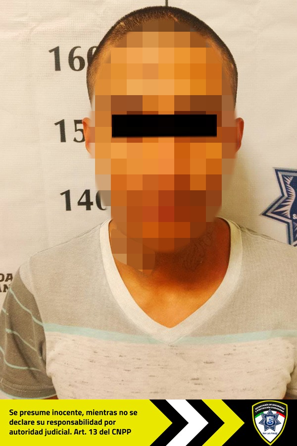 En la colonia Abastos, oficiales de Guardia Municipal detienen a un hombre por posesión de&nbsp;cristal