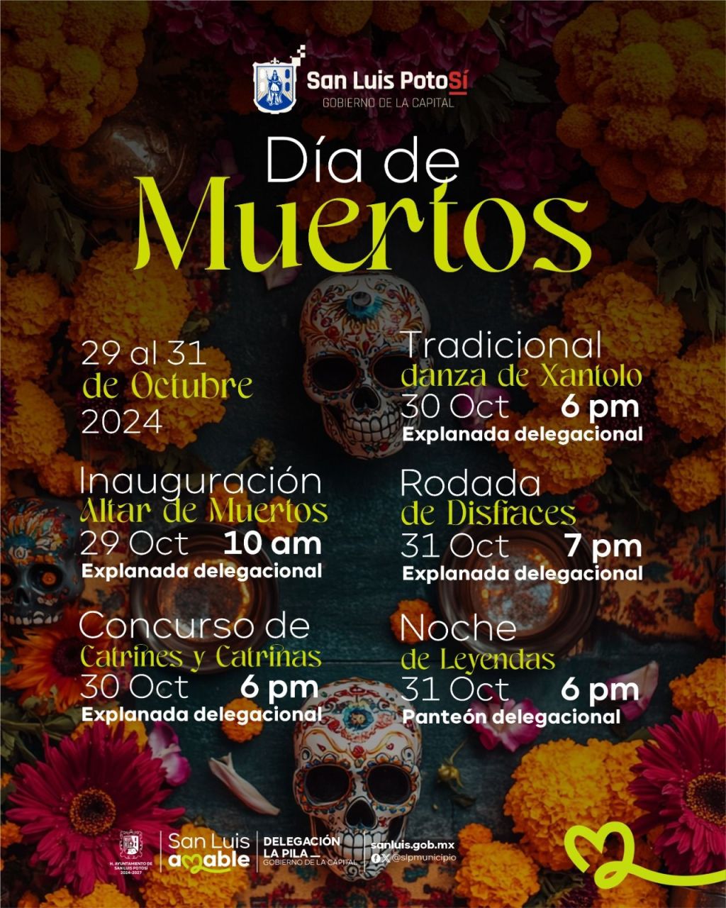 Gobierno de la Capital presenta el programa alusivo al Día de Muertos en La&nbsp;Pila