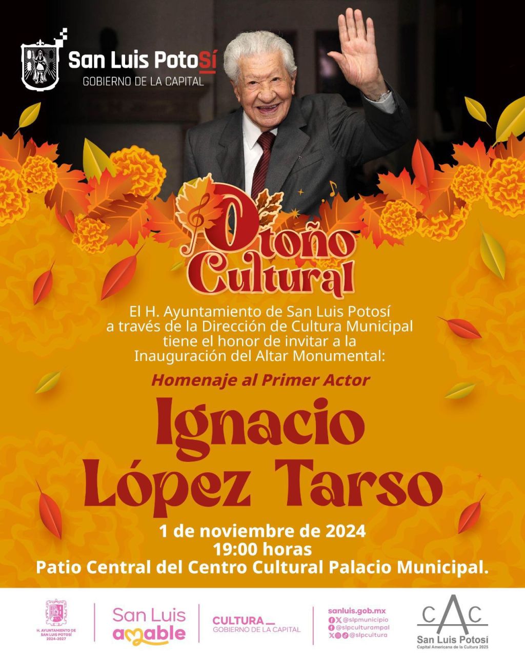 Cultura Municipal invita a la inauguración del Altar de Muertos Monumental en Honor a Ignacio López&nbsp;Tarso