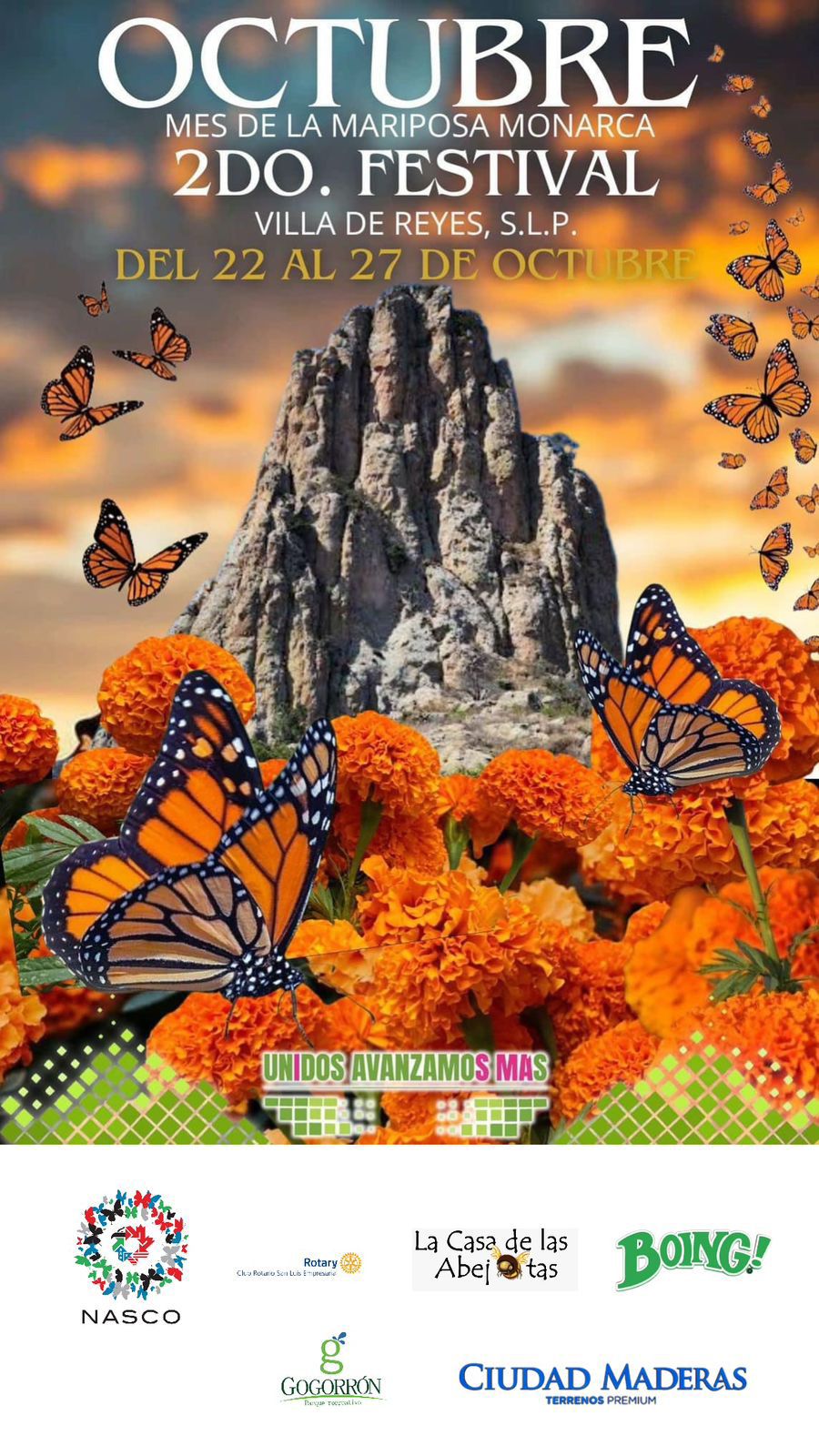 VILLA DE REYES CELEBRARÁ SEGUNDO FESTIVAL DE LA MARIPOSA&nbsp;MONARCA
