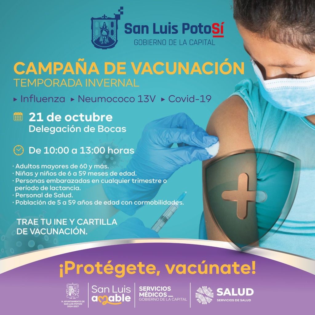 Campaña de vacunación del Gobierno de la Capital llegará a Bocas este lunes 21 de&nbsp;octubre