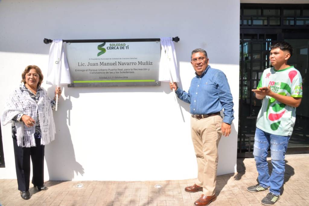 ALCALDE JUAN MANUEL NAVARRO HACE REALIDAD UN PARQUE URBANO Y RECREATIVO EN PUERTA&nbsp;REAL