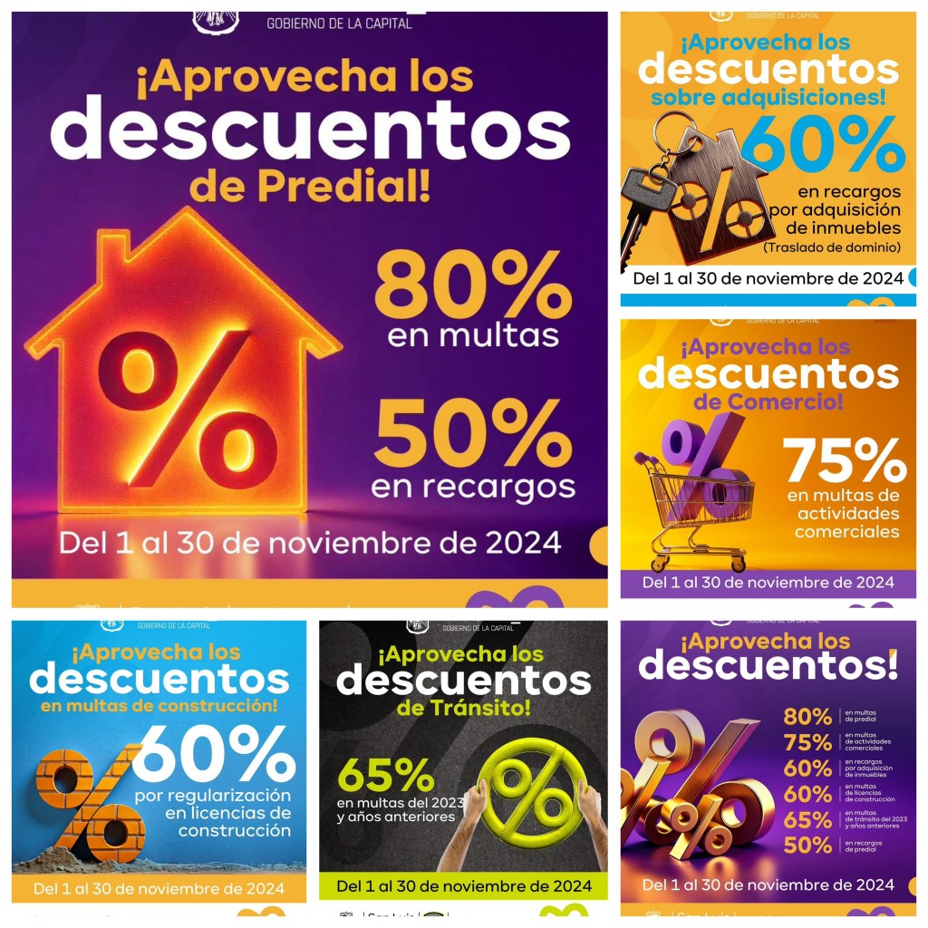 Durante todo noviembre, Ayuntamiento de SLP mantiene la campaña de descuentos en multas y&nbsp;recargos